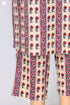 Cotton Kurta And Pant Set With Kota Doria Dupatta In Floral Print