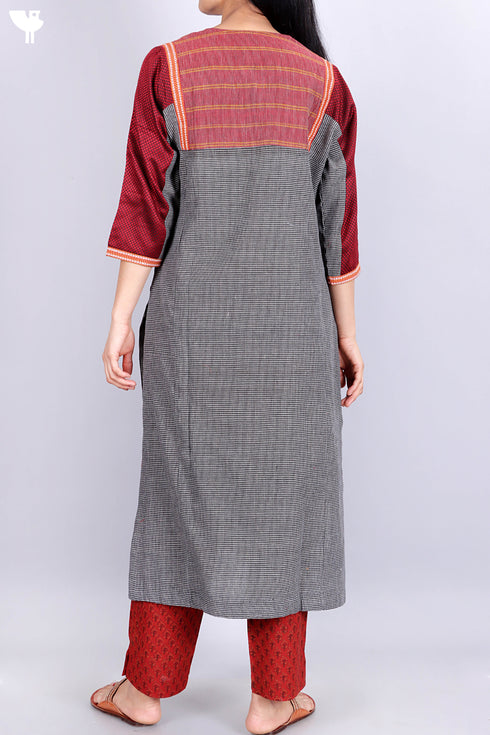 Mangalgiri Kurta Pant And Dupatta Set
