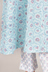 Cotton Kurta, Dupatta And Pant Set In Block Print