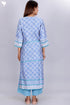 Chanderi Silk Kurta Pant Set With Dupatta In Geometric Block Print