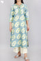 Chanderi Silk Kurta Pant Set With Dupatta In Floral Block Print