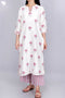 Chanderi Silk Kurta Pant Set With Dupatta In Floral Block Print