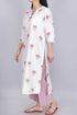 Chanderi Silk Kurta Pant Set With Dupatta In Floral Block Print
