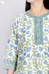 Chanderi Silk Kurta Pant Set With Dupatta In Floral Block Print