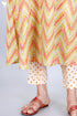 Cotton Kurta Pant Set With Kota Dupatta In Block Print