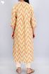 Cotton Kurta Pant Set With Kota Dupatta In Block Print