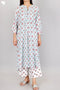 Mulmul Cotton Kurta And Pant Set In Block Print