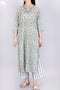 Mulmul Cotton Kurta And Pant Set In Block Print