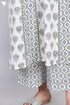 Cotton Kurta And Pant In Traditional Block Print