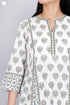 Cotton Kurta And Pant In Traditional Block Print