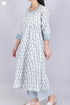 Cambric Cotton Kurta And Pant In Floral Block Print