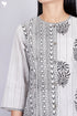 Cambric Cotton Kurta And Pant In Statement Block Print