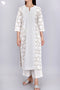 Cotton Chikankari Kurta And Pant Set With Kota Doria Dupatta