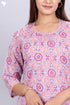 Cotton Kurta And Pant Set In Block Print