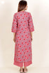 Cotton Kurta Pant And Dupatta Set In Floral Block Print
