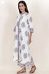 Bengal Cotton Kurta And Pant Set With Kota Doria Dupatta