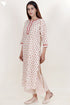 Cotton Kurta And Pant Set With Kota Dupatta In Block Print