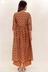 Cotton Silk Kurta With Pant In Block Print