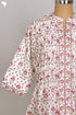 Chanderi Kurta/Dupatta Set in Pink Floral Hand Block Print