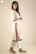 Benares Cotton Kurta with Maheshwari Silk Dupatta Set