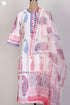 Cambric Cotton Kurta and Kota Doria Dupatta In Paisley Block Print