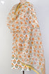 Cambric Cotton Kurta and Kota Doria Dupatta In Floral Block Print
