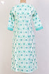 Cambric Cotton Kurta and Kota Doria Dupatta In Floral Block Print
