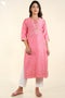 Chanderi Silk Kurta With Dupatta WithGota Patti Embroidery