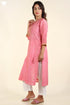 Chanderi Silk Kurta With Dupatta WithGota Patti Embroidery