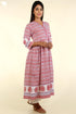 Cambric Cotton Kurta And Kota Dupatta Set In Graphic Block Print