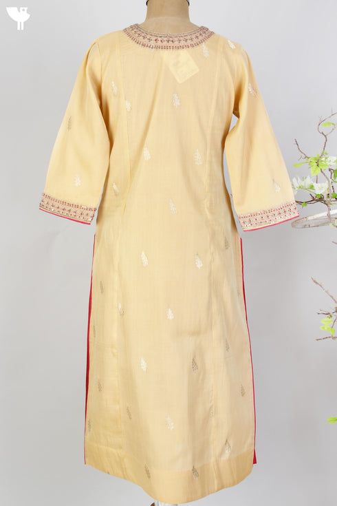 Banarasi Brocade Kurta With Maheshwari Silk Dupatta