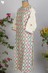 Chanderi Silk Kurta & Chanderi Silk Dupatta Set in Chikankari Embroidery