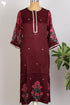 Satin Kurta And Cotton Silk Dupatta With Gota Patti Embroidery