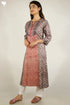 Tussar Silk Kurta And Dupatta Set In Floral Block Print