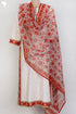Bizzy Lizzy Kurta With Kota Doria Dupatta Set in Floral Block Print