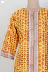 Bizzy Lizzy Kurta and Kota Doria Dupatta In Floral Block Print