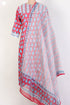 Bizzy Lizzy Kurta With Kota Doria Dupatta Set in GraphicBlock Print