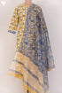 Bizzy Lizzy Kurta With Kota Doria Dupatta Set in FloralBlock Print