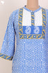 Bizzy Lizzy Kurta With Kota Doria Dupatta Set in GraphicBlock Print