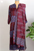 Satin Kurta With Cotton Silk Dupatta In Graphic Block Print