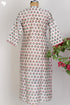 Chanderi Silk Kurta And Dupatta Set In Floral Block Print