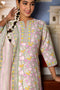 Chanderi Silk Kurta And Dupatta SetWith Floral Block Print And Embroidery