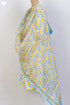 Bizzy Lizzy Kurta With Kota Doria Dupatta Set in Floral Block Print