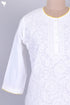 Terry Voile Chikankari Embroidered Kurta With Chanderi Silk Dupatta