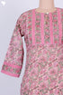 Mulmul Cotton Kurta and Kota Doria Dupatta In Floral Block Print
