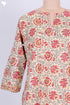 Terry Voile Kurta And Chiffon Dupatta Set In Floral Block Print