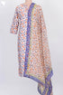 Bizzy Lizzy Kurta and Chiffon Dupatta In Floral Block Print