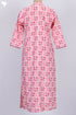 Cambric Cotton Kurta and Kota Dupatta In Geometric Block Print