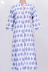 Cambric Cotton Kurta With Kota Dupatta In Graphic Block Print