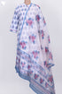 Cambric Cotton Kurta With Kota Dupatta In Graphic Block Print